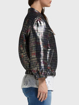 IRO ZINA METALLIC BOMBER JACKET-MULTICO